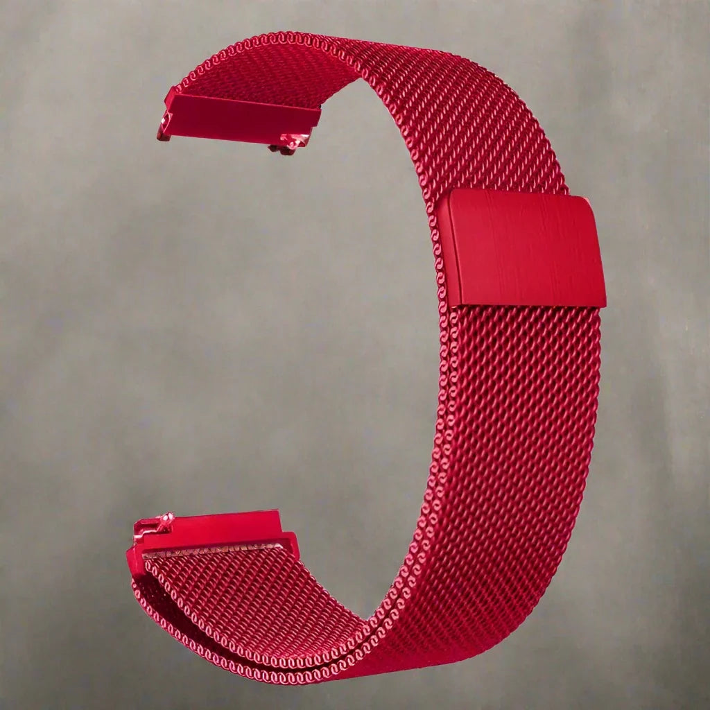 Bracelet en maille milanaise métallique pour montre connectée Garmin Venu, bracelet de remplacement en acier, accessoire | Sulvida