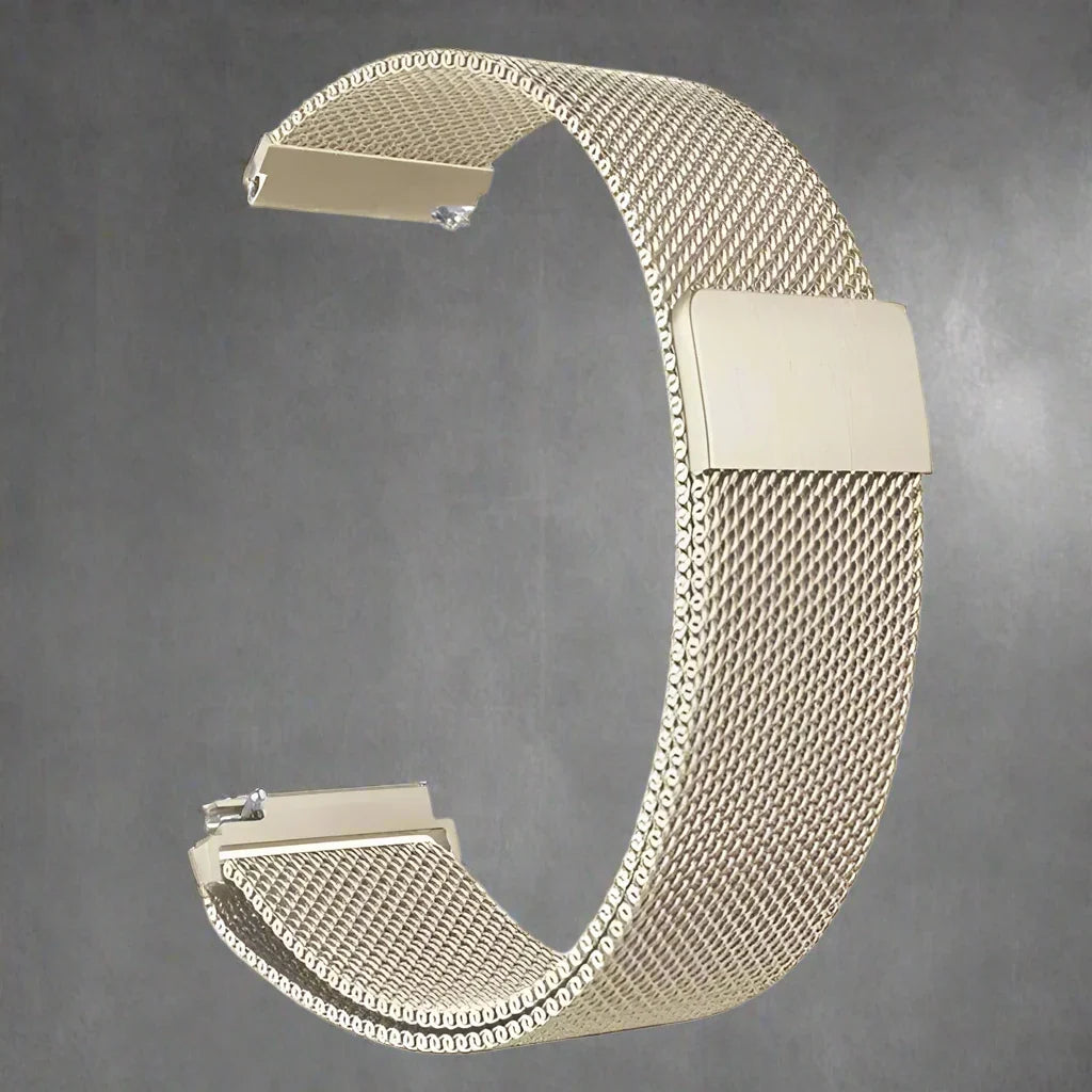 Bracelet en maille milanaise métallique pour montre connectée Garmin Venu, bracelet de remplacement en acier, accessoire | Sulvida