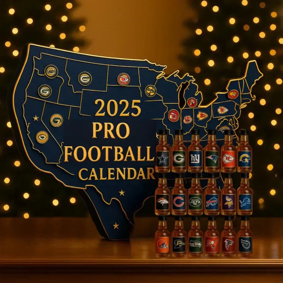 Calendrier de l’Avent avec 24 mini-bouteilles décoratives pour Noël, le Nouvel An et les fêtes | Sulvida