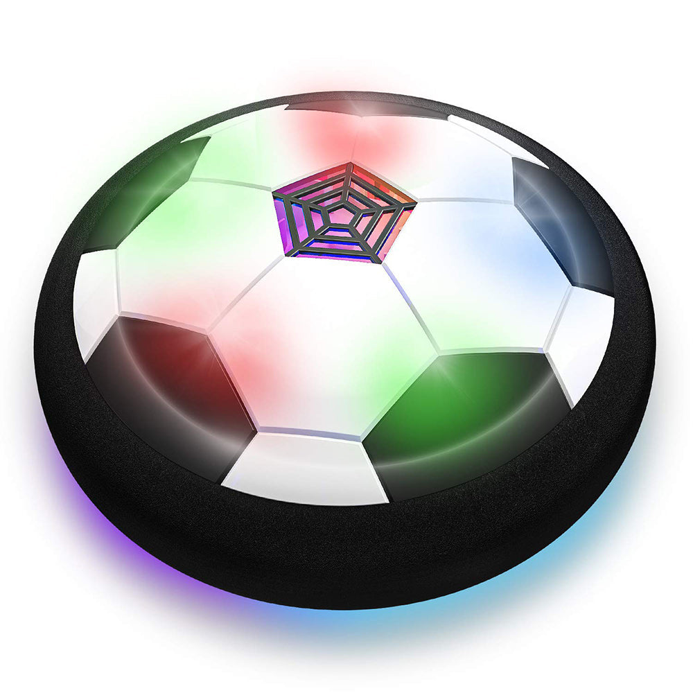 Fußballspiel mit schwebendem Ball, 2 Stück, für Kinder, drinnen und draußen, mit LED-Beleuchtung, interaktives Spielzeug | Sulvida
