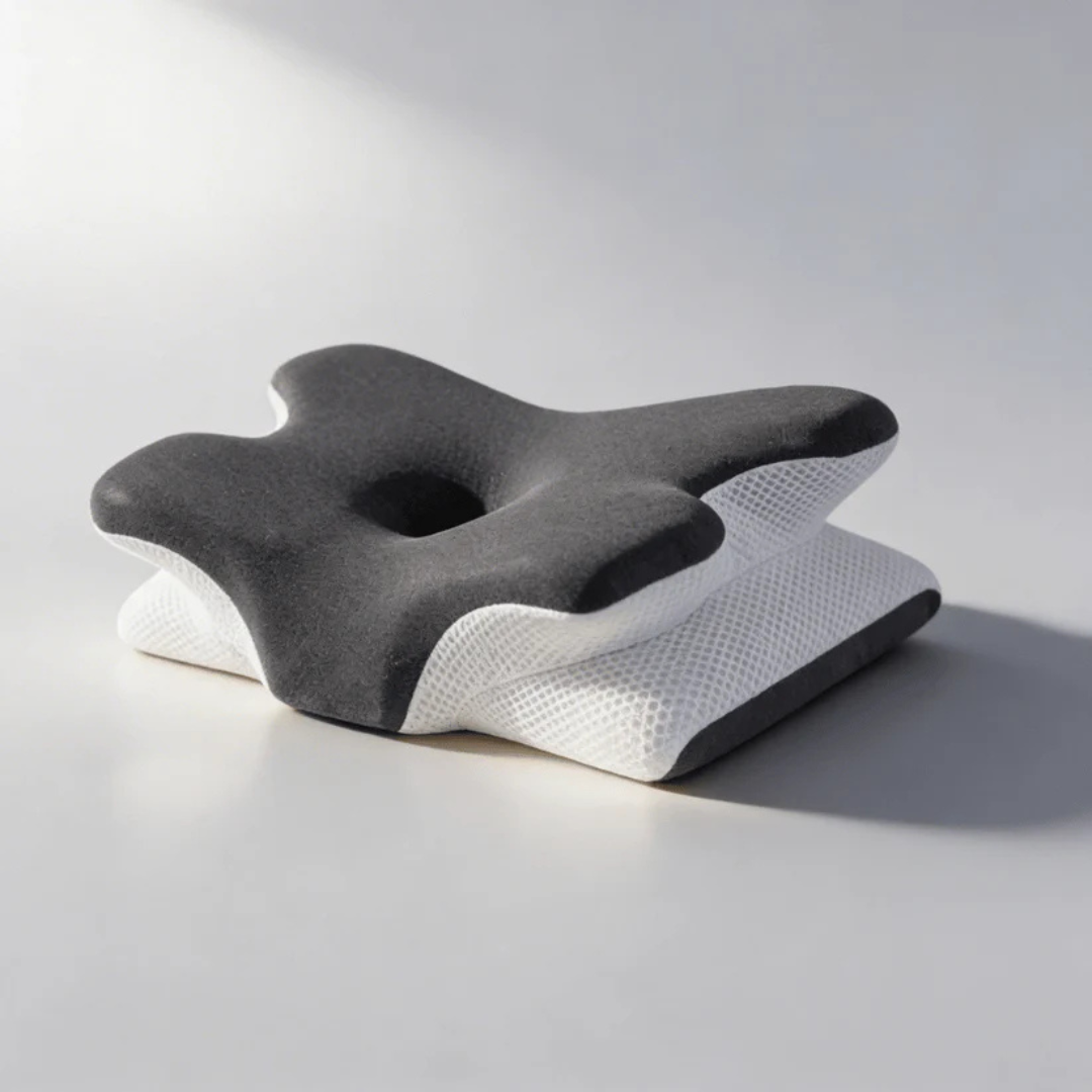 Verstelbaar Neksteunkussen Memory Foam Ergonomisch Hoofdkussen voor Optimaal Slaapcomfort en Nekondersteuning | Sulvida