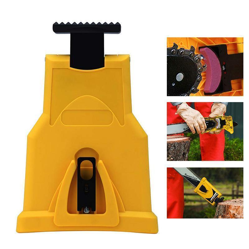 Universele Kettingzaagslijper Handgereedschap Metaal Nylon Geel Duurzaam Multifunctioneel Compact 21 cm | Sulvida