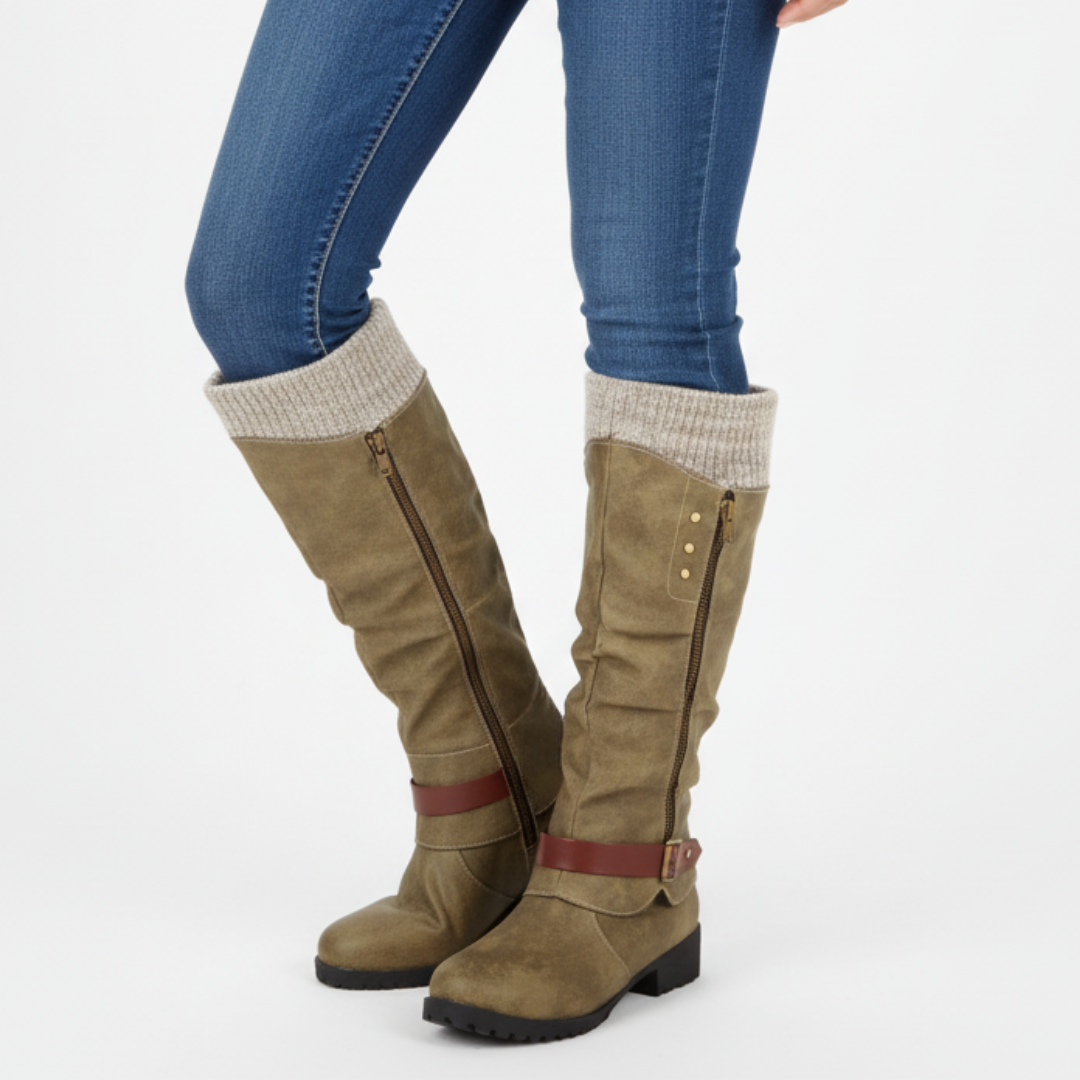 Comfortabele Winterlaarzen met Orthopedische Steun Dames Heren Warme Gevoerde Laarsjes Antislip Zool | Sulvida