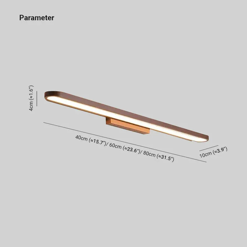 Gebogen Wandlamp Zwart Koffie Metaal Spiegelverlichting Badkamer Slaapkamer Modern Design LED Wandverlichting | Sulvida