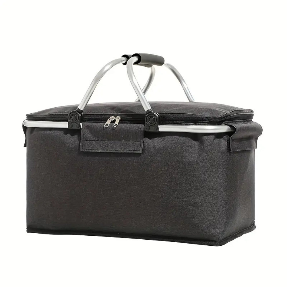 Opvouwbare Geïsoleerde Koelmand 18L Draagbaar Picknickmand Compacte Koeltas voor Tuin Strand Camping Reizen | Sulvida