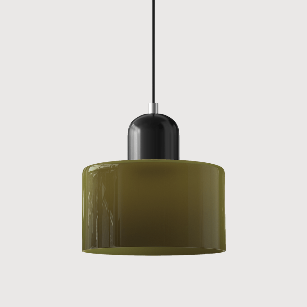 Glazen Hanglamp Bauhaus Design Goudkleurig Metaal E27 Fitting Eetkamer Woonkamer Verstelbaar Moderne Verlichting | Sulvida