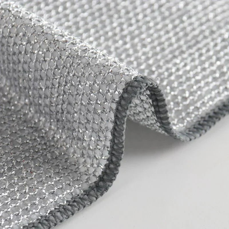 Krasvrije Vaatdoeken Set van 10 Stuks voor Afwassen Schoonmaken Herbruikbaar Mesh Vaatdoek Keuken Afwasdoekjes | Sulvida