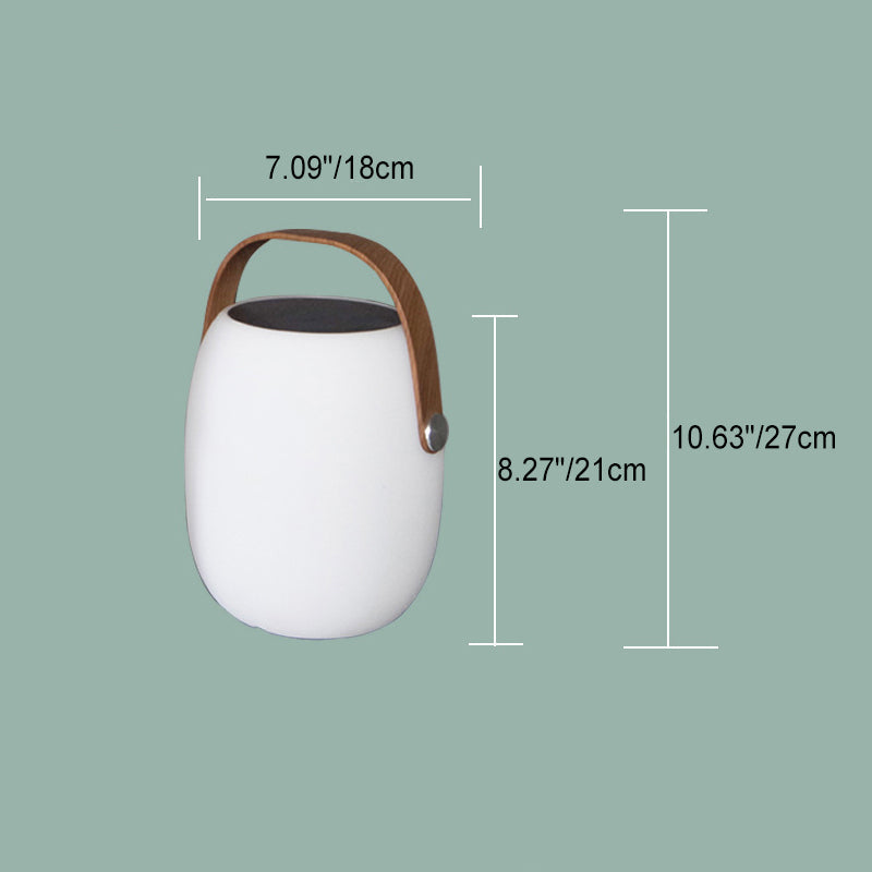 Draagbare Solar LED Tuinlamp Wit Polyethyleen Waterdicht Multifunctioneel Sfeerverlichting Tuin Terras | Sulvida