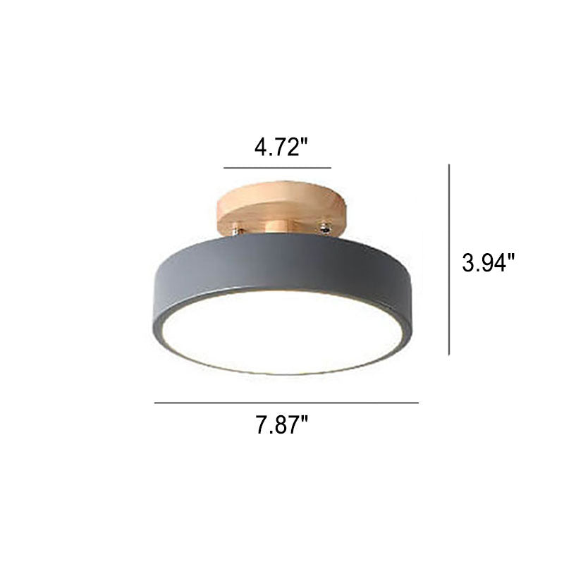 Plafondlamp Hout LED Rond Modern Design Eetkamer Slaapkamer Gang Warm Wit Neutraal Koel Dimbaar Woonkamer | Sulvida