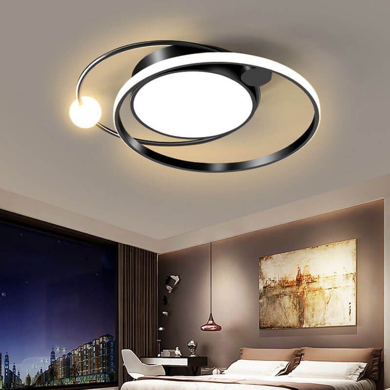 Ronde LED Plafondlamp Scandinavisch Minimalistisch Design Ø50-61cm Sfeervol Licht Woonkamer Slaapkamer Keuken | Sulvida