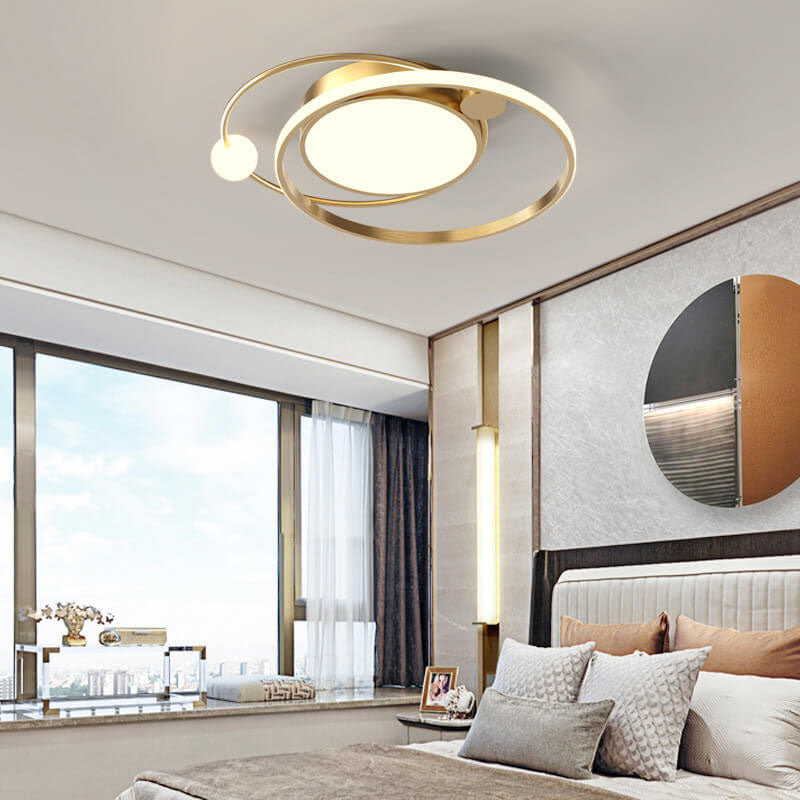 Ronde LED Plafondlamp Scandinavisch Minimalistisch Design Ø50-61cm Sfeervol Licht Woonkamer Slaapkamer Keuken | Sulvida
