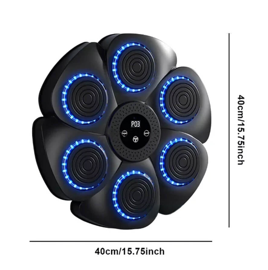 Muziek Bokstrainer met Targetfunctie — Interactieve Fitnesstrainer voor Thuis | Sulvida