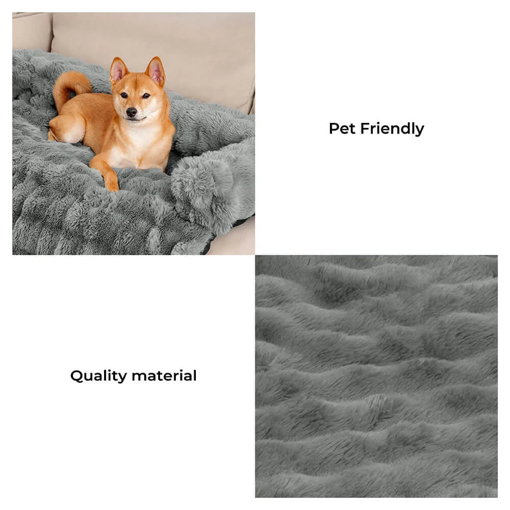 Pluche Huisdierendeken Antislip Bankovertrek Voor Hond & Kat Beschermbekleding Wasbaar Multifunctioneel | Sulvida