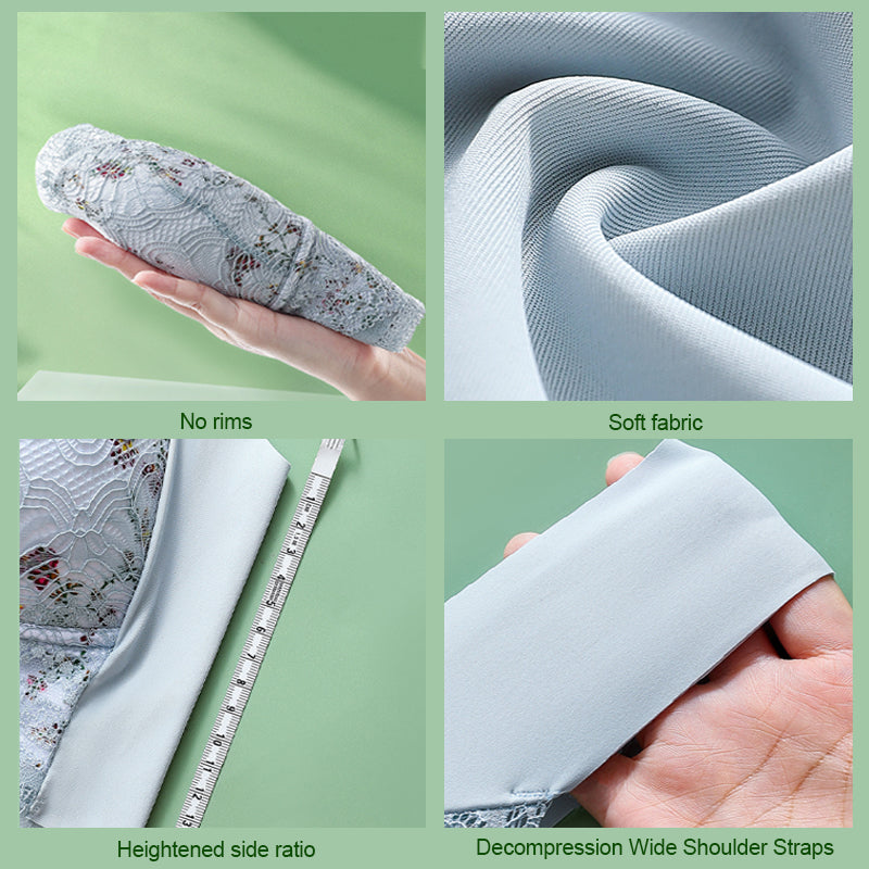 Full-Coverage BH met Breed Draagcomfort Zonder Beugel Naadloos Ontwerp Elastische Pasvorm Dagelijks Dragen | Sulvida