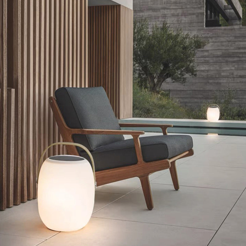 Draagbare Solar LED Tuinlamp Wit Polyethyleen Waterdicht Multifunctioneel Sfeerverlichting Tuin Terras | Sulvida