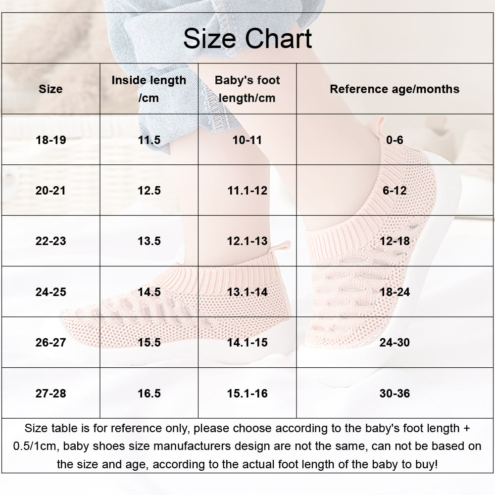 Baby Mesh Schoensokken Antislip Ademend Comfortabel Zacht Stretchy voor Peuters Dreumesen Eerste Stapjes | Sulvida