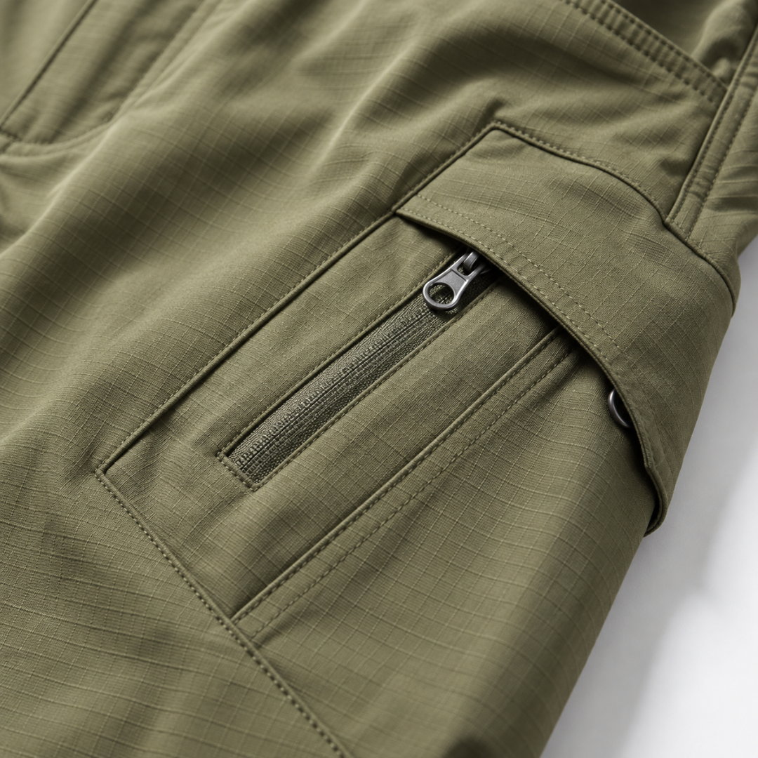Pantalon outdoor multifonction pour homme Traxlon avec plusieurs poches, pantalon de randonnée et de trekking confortable | Sulvida