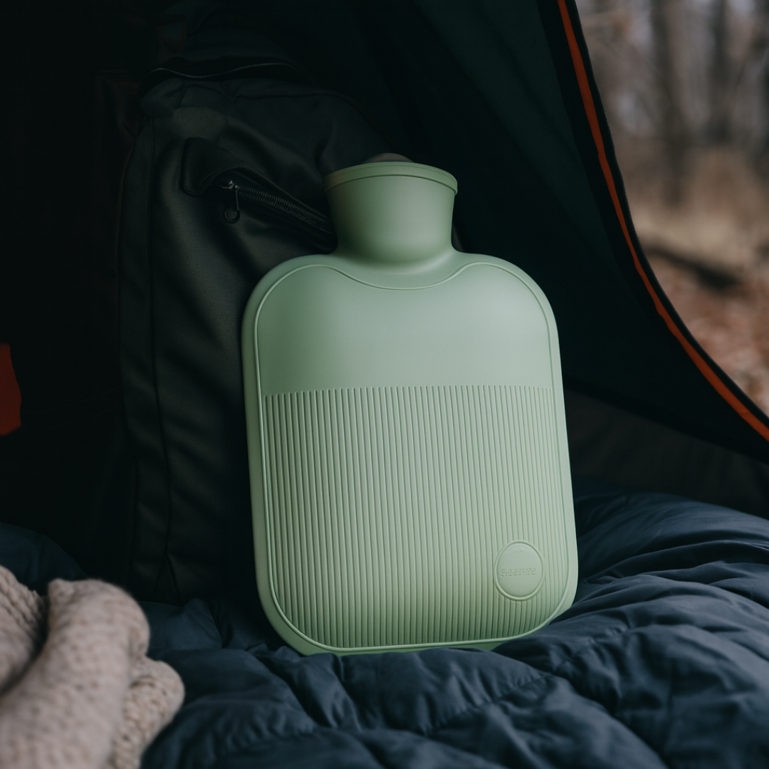 Warmwaterkruik XXL 2 liter veilig lek-proof PVC voor handen voeten bed koude winteravonden warmte comfort | Sulvida