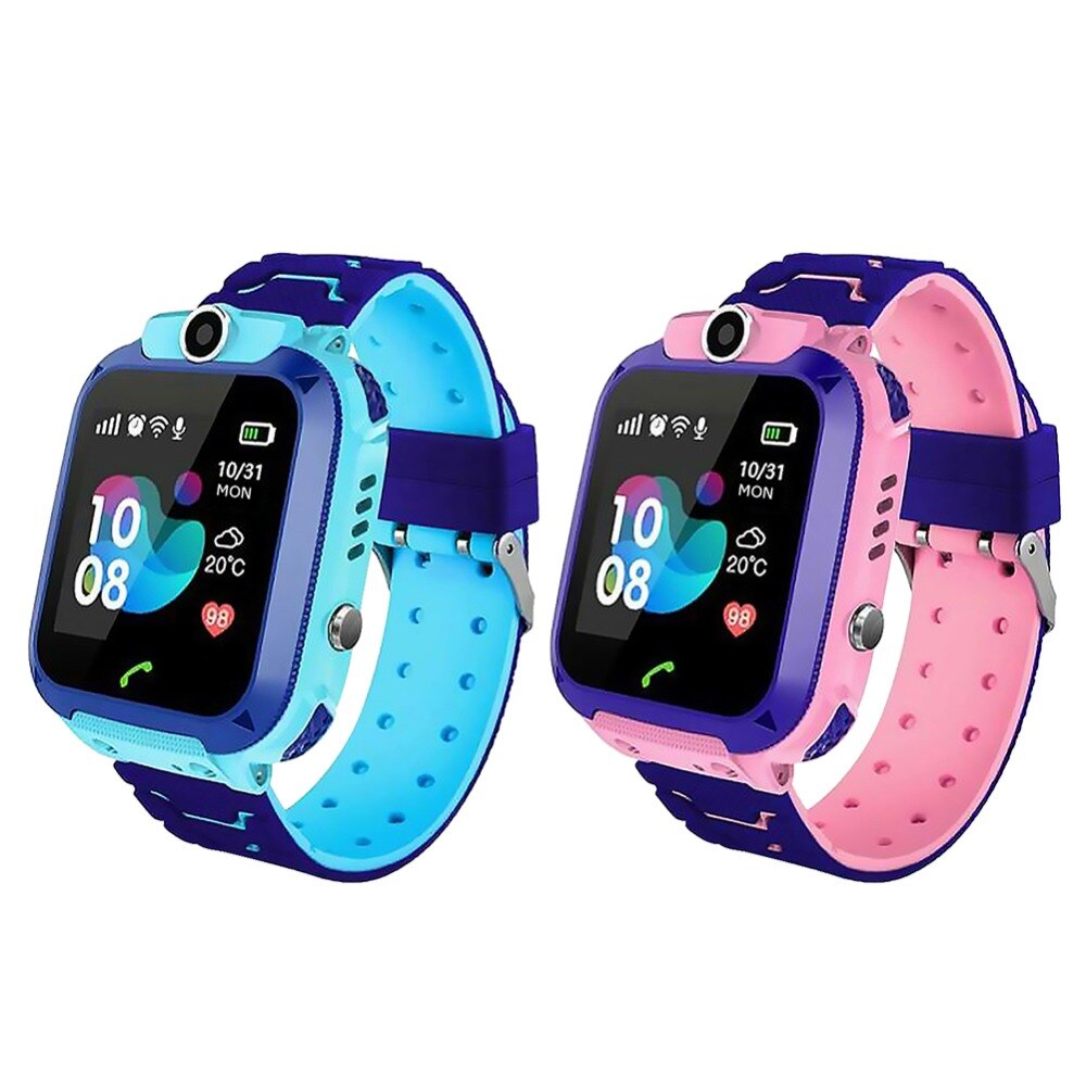 Smartwatch voor kinderen met GPS-tracking en noodfunctie voor veilig contact vanaf 4 jaar waterdicht | Sulvida