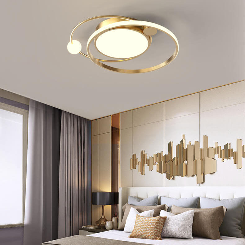 Ronde LED Plafondlamp Scandinavisch Minimalistisch Design Ø50-61cm Sfeervol Licht Woonkamer Slaapkamer Keuken | Sulvida