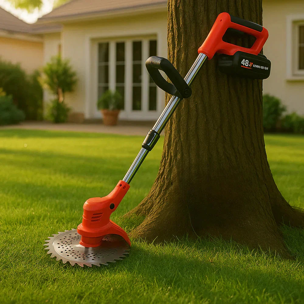 Draadloze Grastrimmer Accu Tuinonderhoud | Elektrische Bosmaaier voor Grote Tuin Onkruid Bewerken Gazon | Sulvida