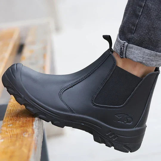 Orthopedische Werklaarzen met Ergonomische Ondersteuning – Veiligheidslaarzen met Stalen Neus en Antislip Zool voor Comfortabel Werken in Veeleisende Omgevingen | Sulvida
