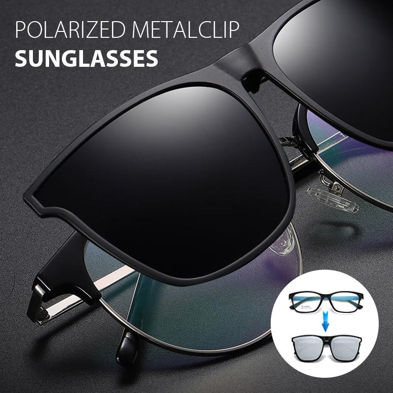Gepolariseerde Clip-on Zonnebril Opklapbaar Titanium Montuur UV400 Bescherming voor Brildragers Herenmode Damesmode Autorijden Vissen | Sulvida