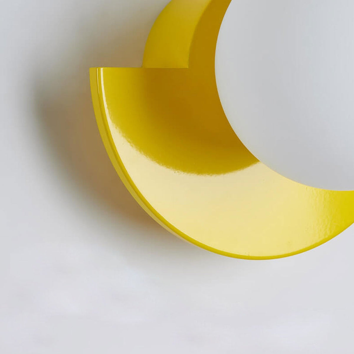 Glazen Wandlamp Halve Bol IJzer Glas E14 Fitting 1 Lichtpunt Modern Design Slaapkamer Woonkamer Verlichting | Sulvida