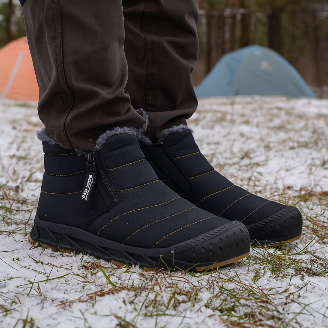Waterdichte Winterlaarzen met Fleecevoering en Ritssluiting voor Heren en Dames Outdoor Wandelschoeisel Snow Boots | Sulvida