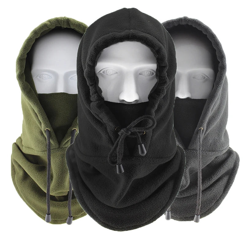 Polar Fleece Bivakmuts Winter Outdoor Gezichtsbescherming Nek Warmte Wintersport Skiën Snowboarden Fietsen | Sulvida