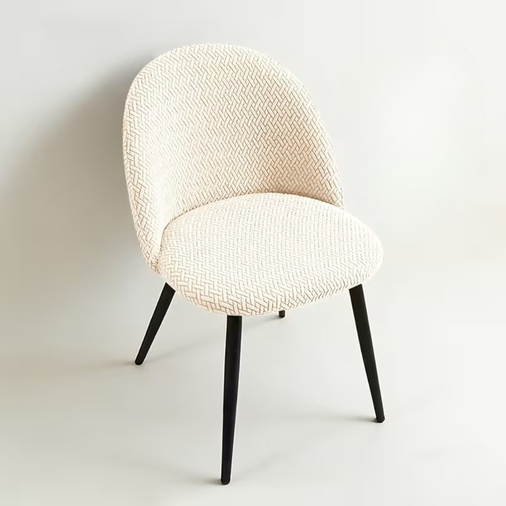 Lot de housses de chaise élastiques extensibles, modernes, unies, pour salle à manger, extensibles et protectrices | Sulvida