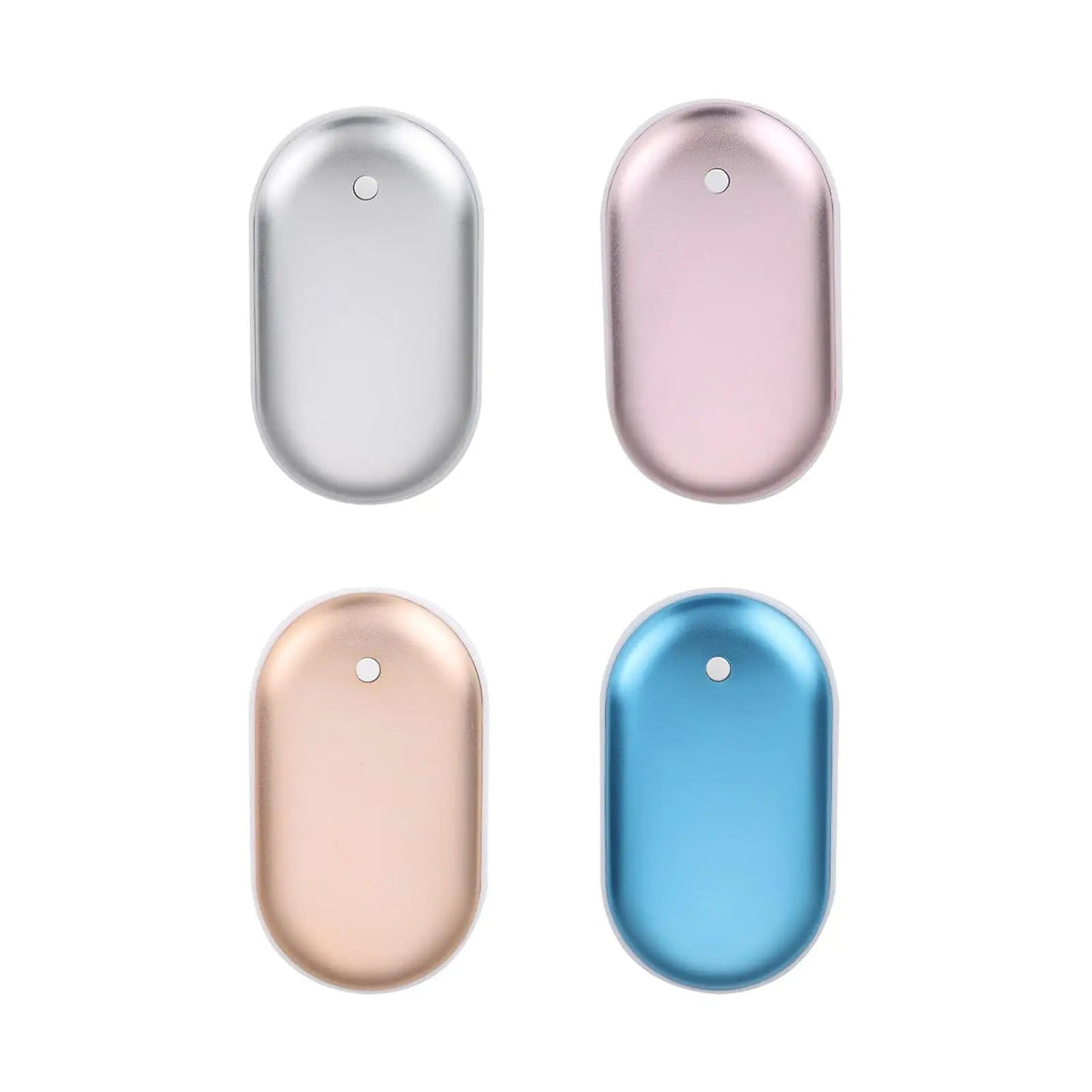 Oplaadbare Handwarmer USB 5000mAh Goud Dubbelzijdig Verwarmend Compacte Handverwarmer voor Koude Handen | Sulvida
