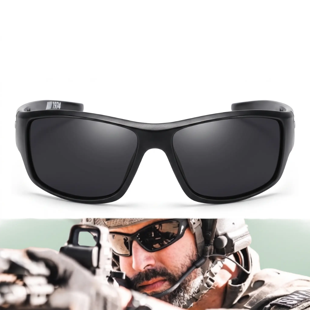 Gepolariseerde Pilotenbril UV400 met Militaire Stijl – Vissen & Outdoor | Sulvida