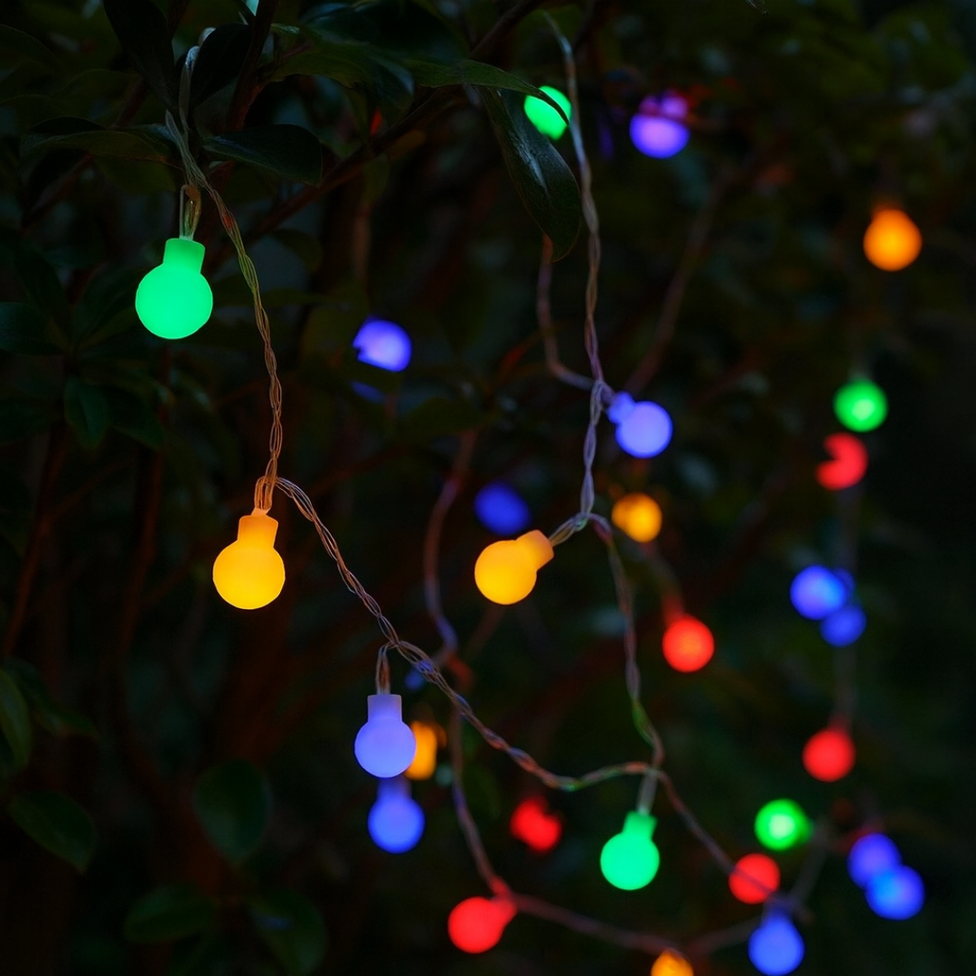 Feestverlichting met 20 LED-lampjes 3 meter – USB of batterij – tuinslinger kerstverlichting warmwit | Sulvida