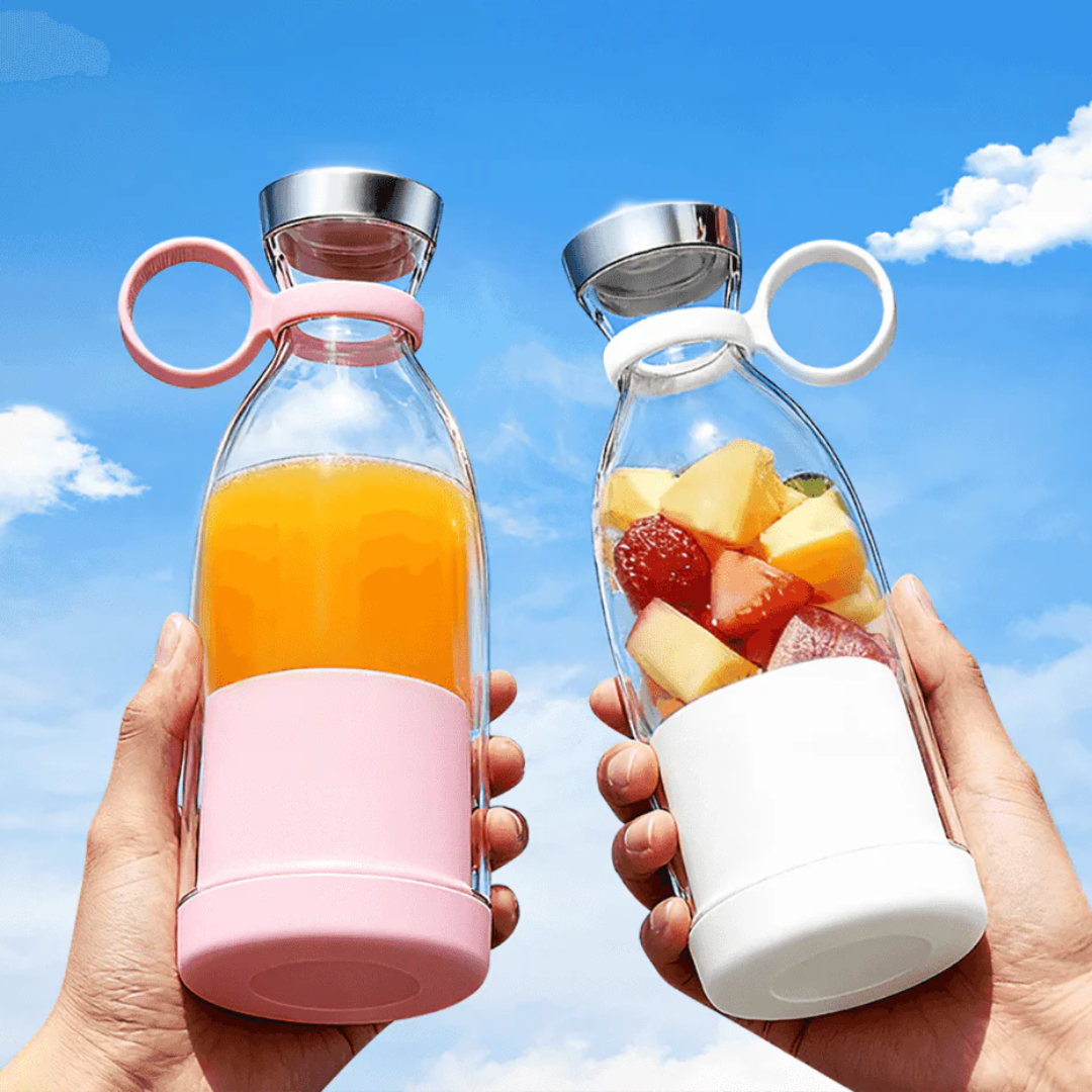 Draagbare smoothie blender oplaadbaar met drinkfles fruit mixer reis keuken shake sportdrank USB power | Sulvida