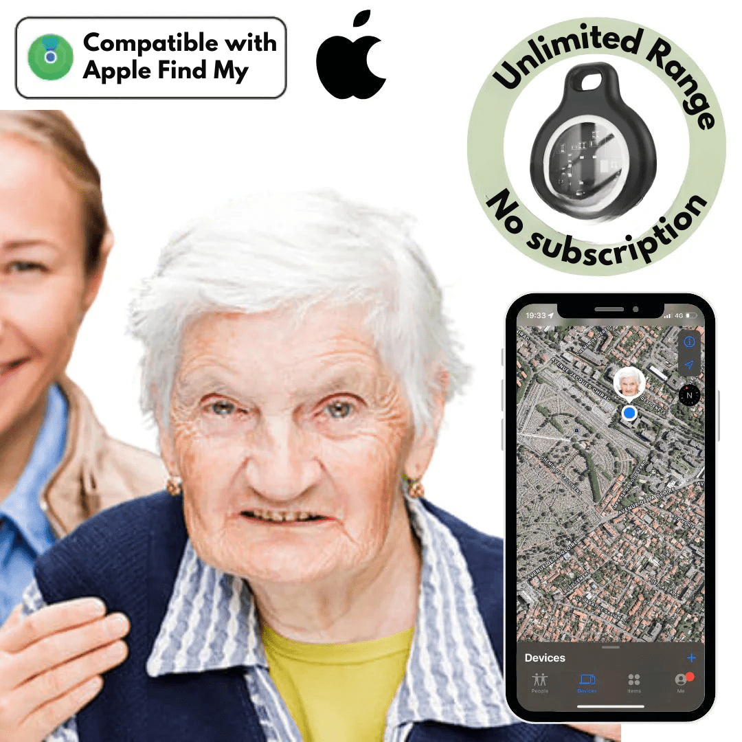 GPS-tracker voor senioren IP67 waterdicht met realtime locatie, iOS-app compatibel, SOS-knop en lange batterijduur | Sulvida