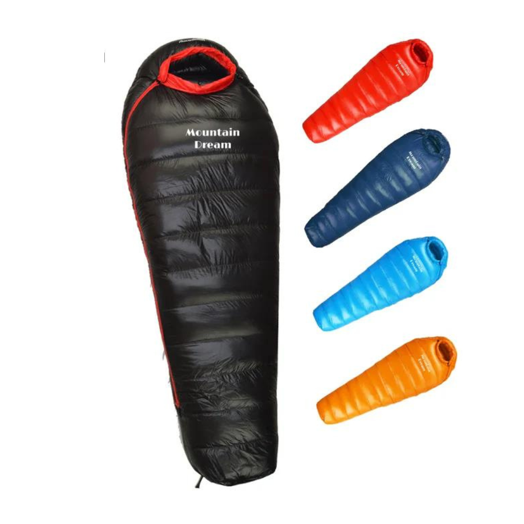Winterse Slaapzak met Daunenisolatie voor Outdoor Camping en Trekking bij Kou 210 × 80 cm Buitenslaap | Sulvida
