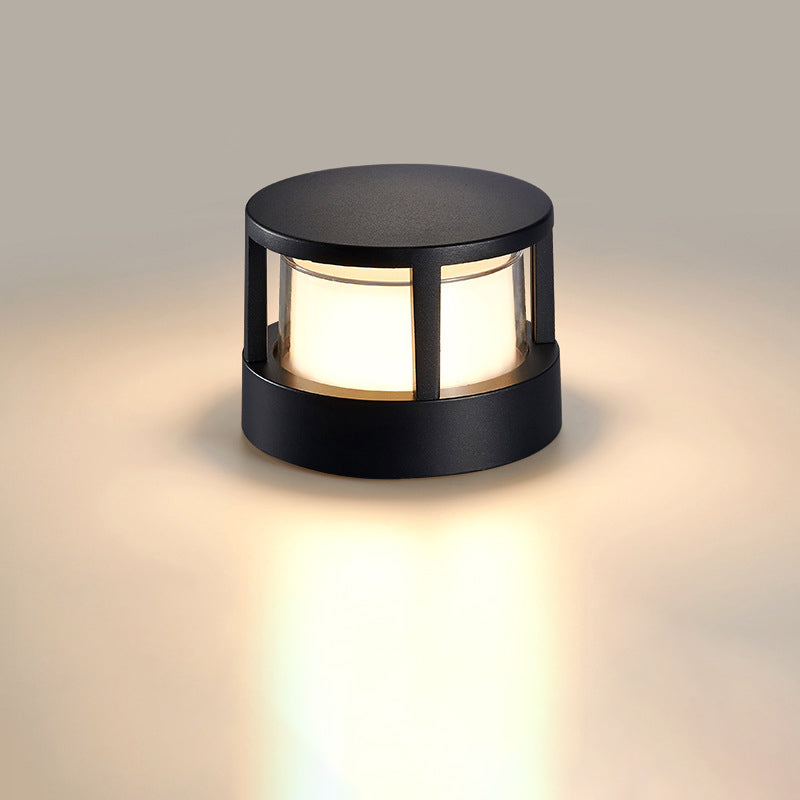 Buiten grondspot aluminium cilindervorm LED IP65 instelbaar waterdicht tuin verlichting terras paden | Sulvida