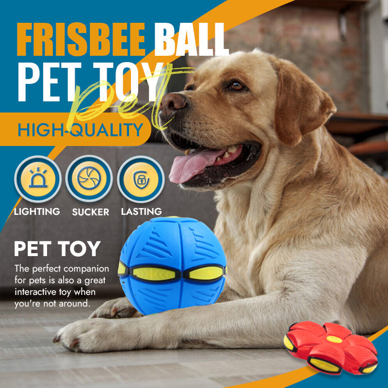 Balle soucoupe volante interactive pour animaux avec éclairage LED, bleue, rouge, rose, verte, jouet pour chien et chat | Sulvida