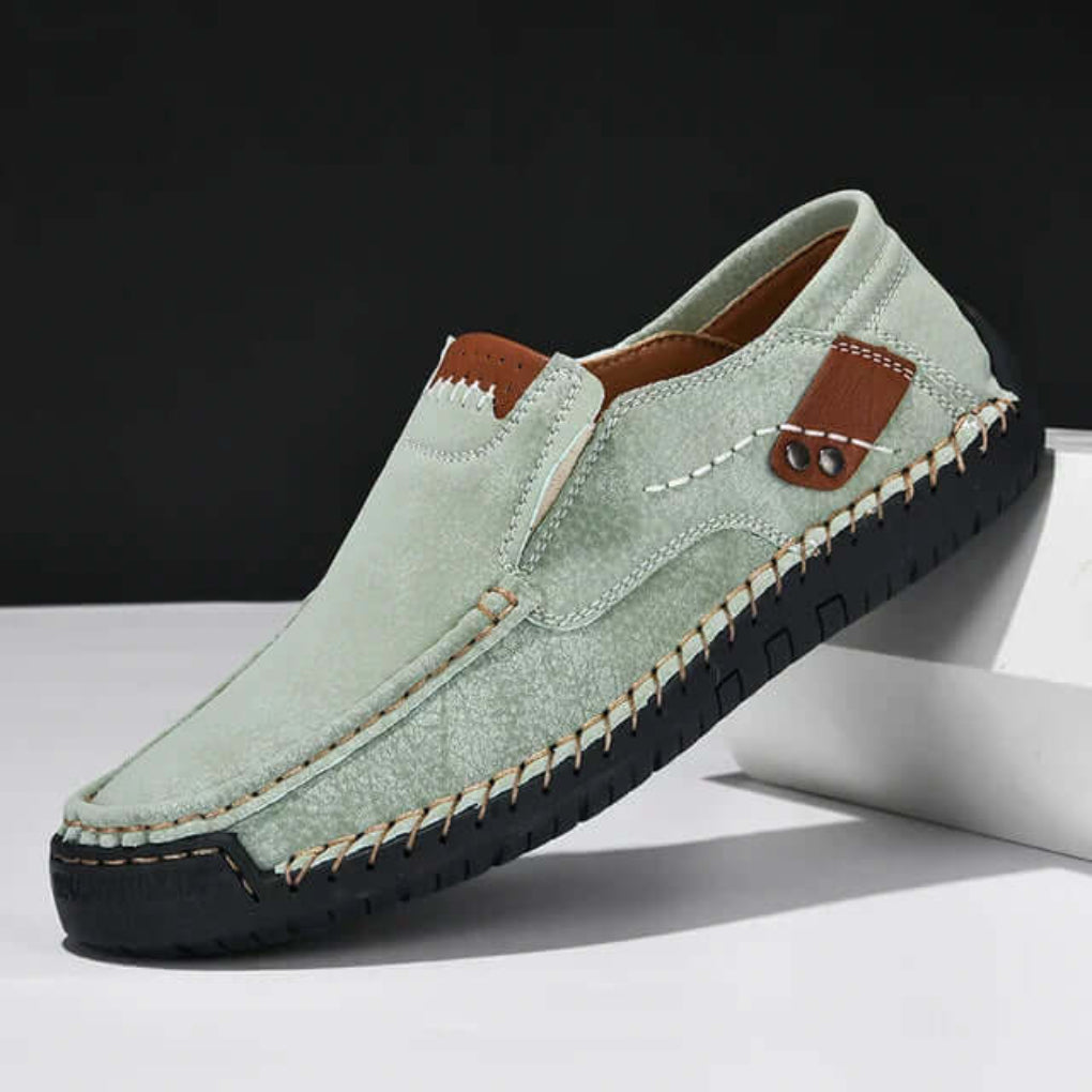 Orthopedische Instapschoenen Heren met Boogsteun Antislip Ademend Canvas Loafers voor Dagelijks Gebruik | Sulvida