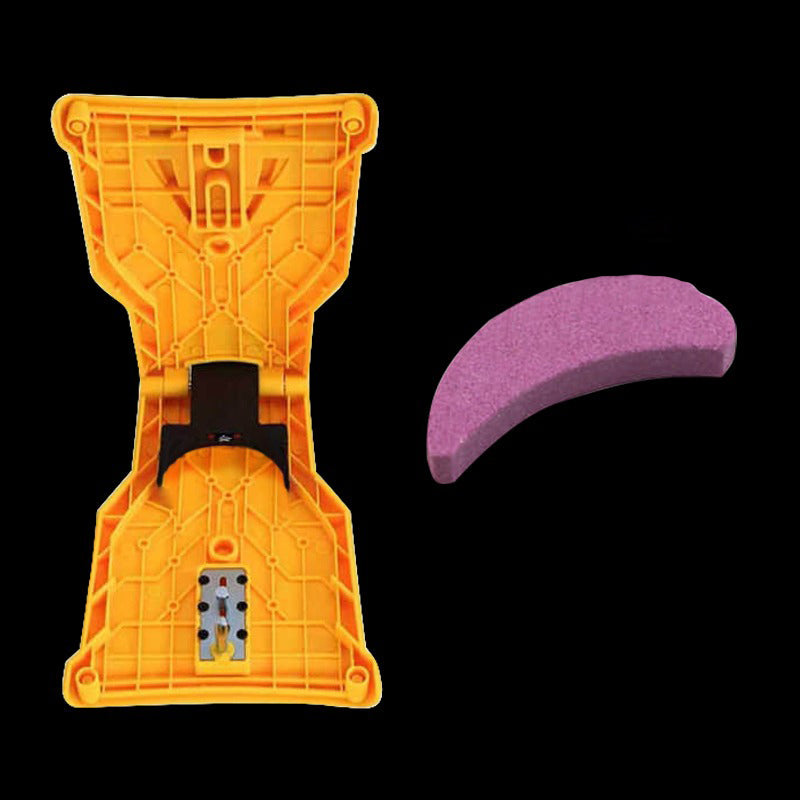 Universele Kettingzaagslijper Handgereedschap Metaal Nylon Geel Duurzaam Multifunctioneel Compact 21 cm | Sulvida