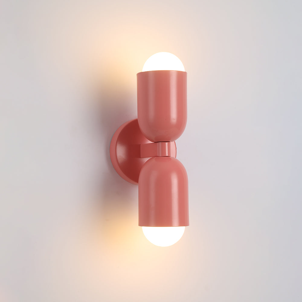 LED Wandlamp Metaal Twee Lichtpunten Decoratief Slaapkamer Woonkamer Wand Verlichting Modern Design Interieur | Sulvida
