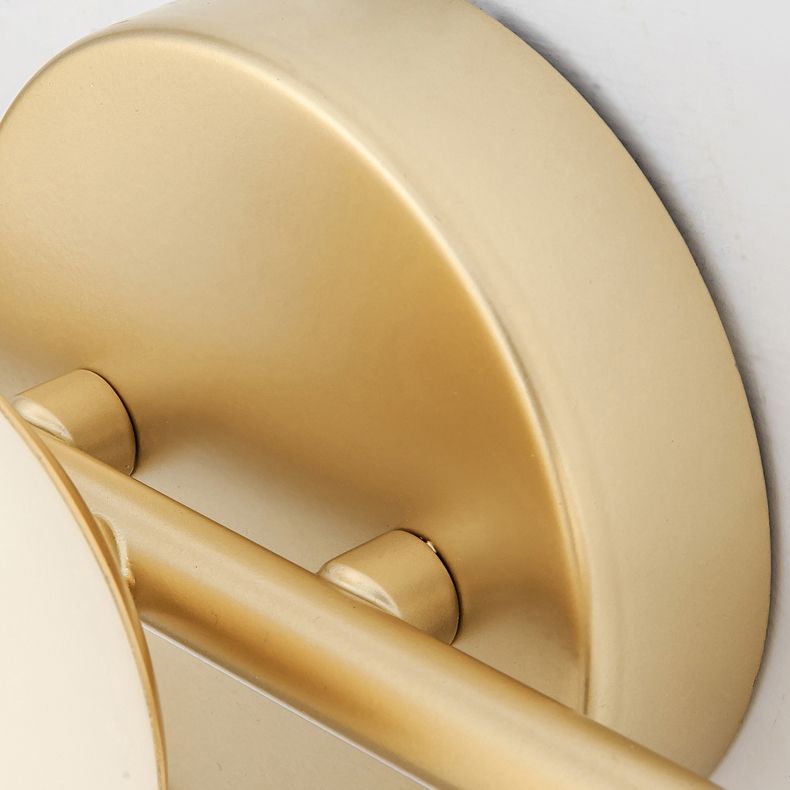 Glazen Bol Wandlamp Badkamer Modern Metaal Design Meerdere Kleuren Sfeervol LED Dimbaar Licht Wandverlichting | Sulvida