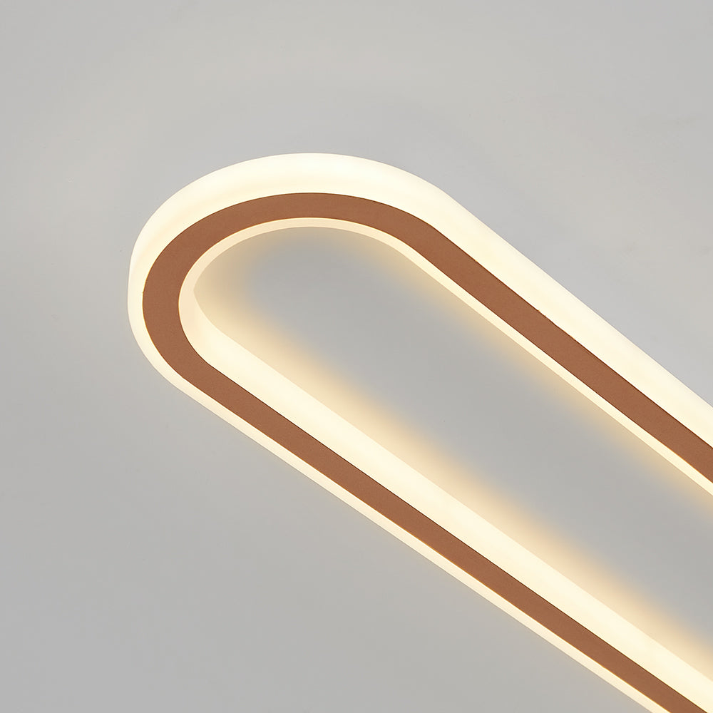 Rechthoekige LED Plafondlamp Inbouw Metaal Acryl Zwart Goud Roségoud Modern Design Woonkamer Slaapkamer | Sulvida