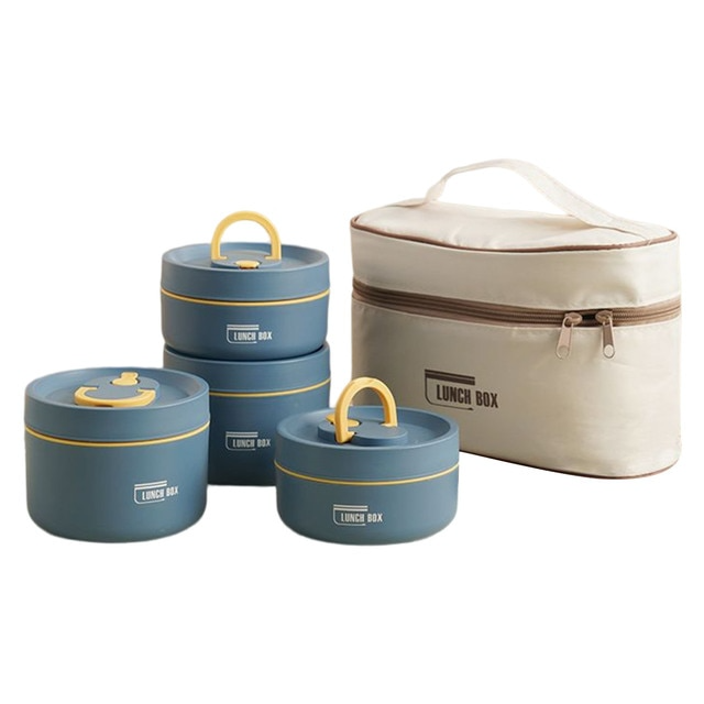Thermos lunchbox RVS 420ml 620ml voor warme maaltijden onderweg geïsoleerd lekvrij lunchpot voedselcontainer | Sulvida