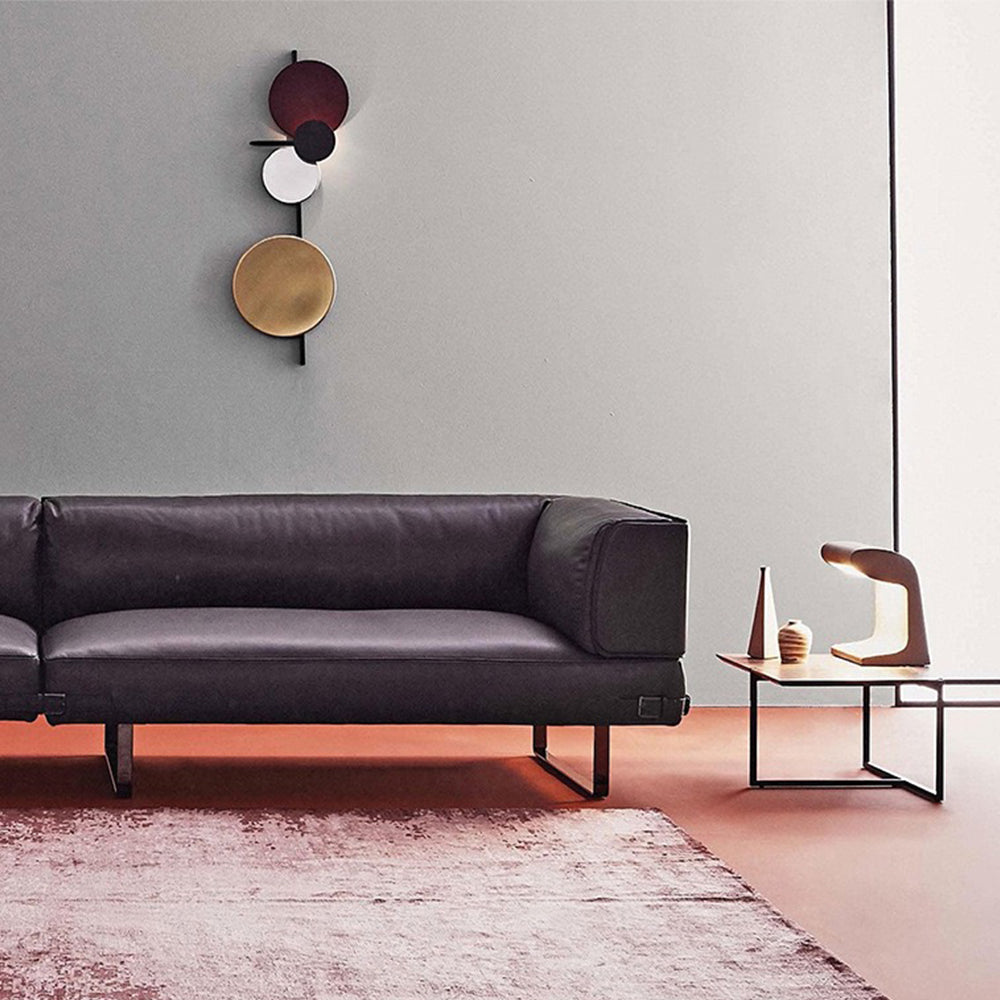 Metalen Wandlamp met Verstelbare Lichtschijf Roze Rood Blauw Groen voor Studio Slaapkamer Woonkamer Hal | Sulvida
