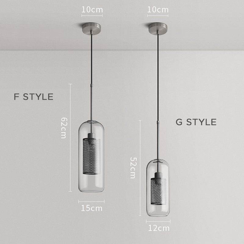 Glazen Hanglamp Bol Goud Cilinder Design Verlichting Woonkamer Eetkamer Slaapkamer Moderne Plafondlamp | Sulvida