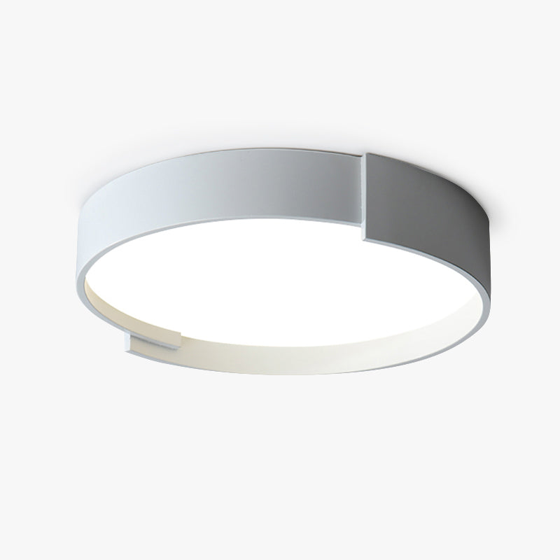 Dubbele Laags Plafondlamp LED Rond Metaal Acryl Dimbaar Wit Grijs Groen Goud Elegant Modern Interieur | Sulvida