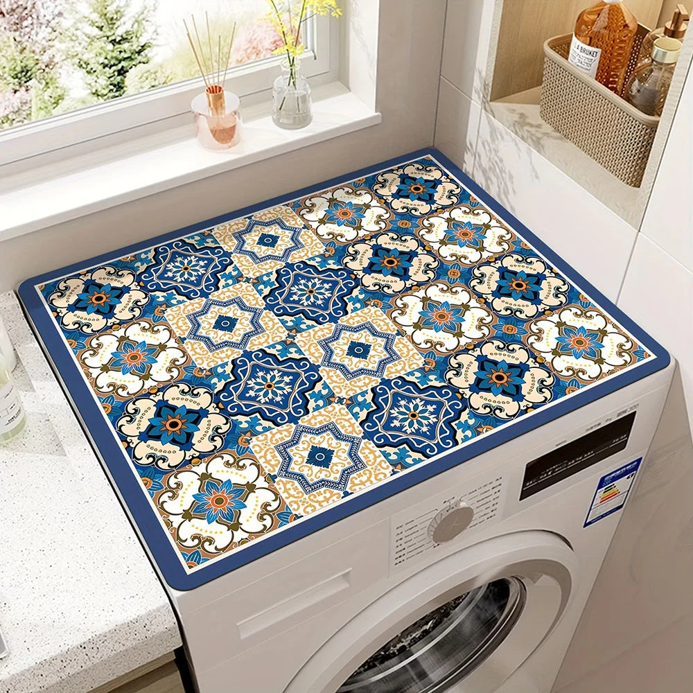 Antislip Apparaatmat Microvezel Bescherming Wasmachine Vaatwasser Droger Keuken Stijlvol Praktisch Duurzaam | Sulvida