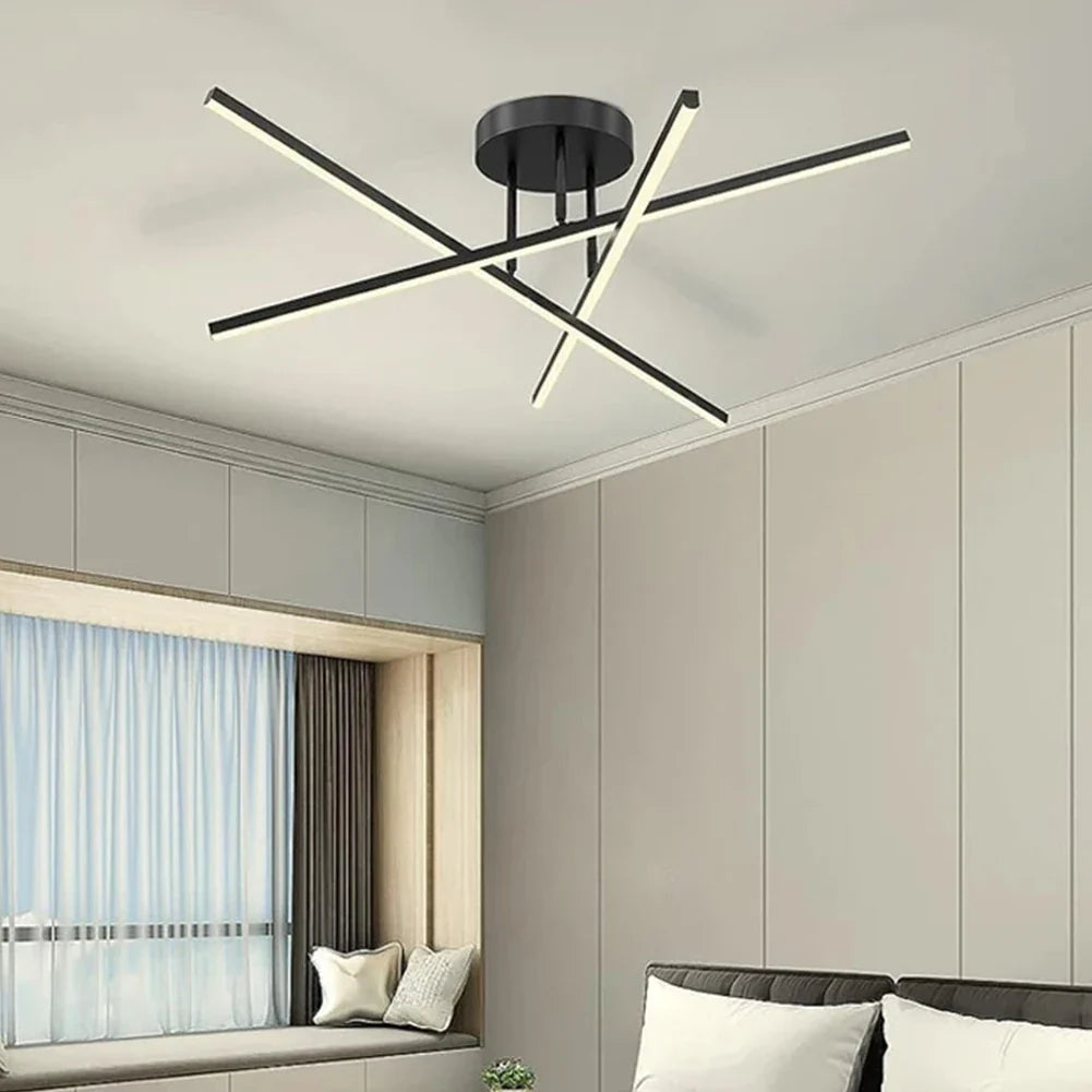Moderne plafondlamp LED metaal warm wit koud licht dimbaar voor woonkamer slaapkamer eetkamer sfeerverlichting | Sulvida